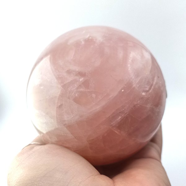 Esfera de Cuarzo Rosa grande